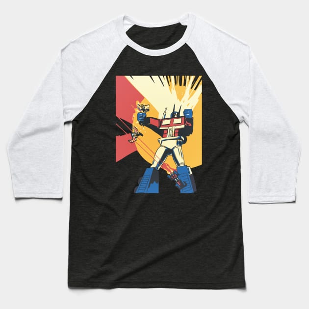 Transformers 1 Baseball T-Shirt by prometheus31